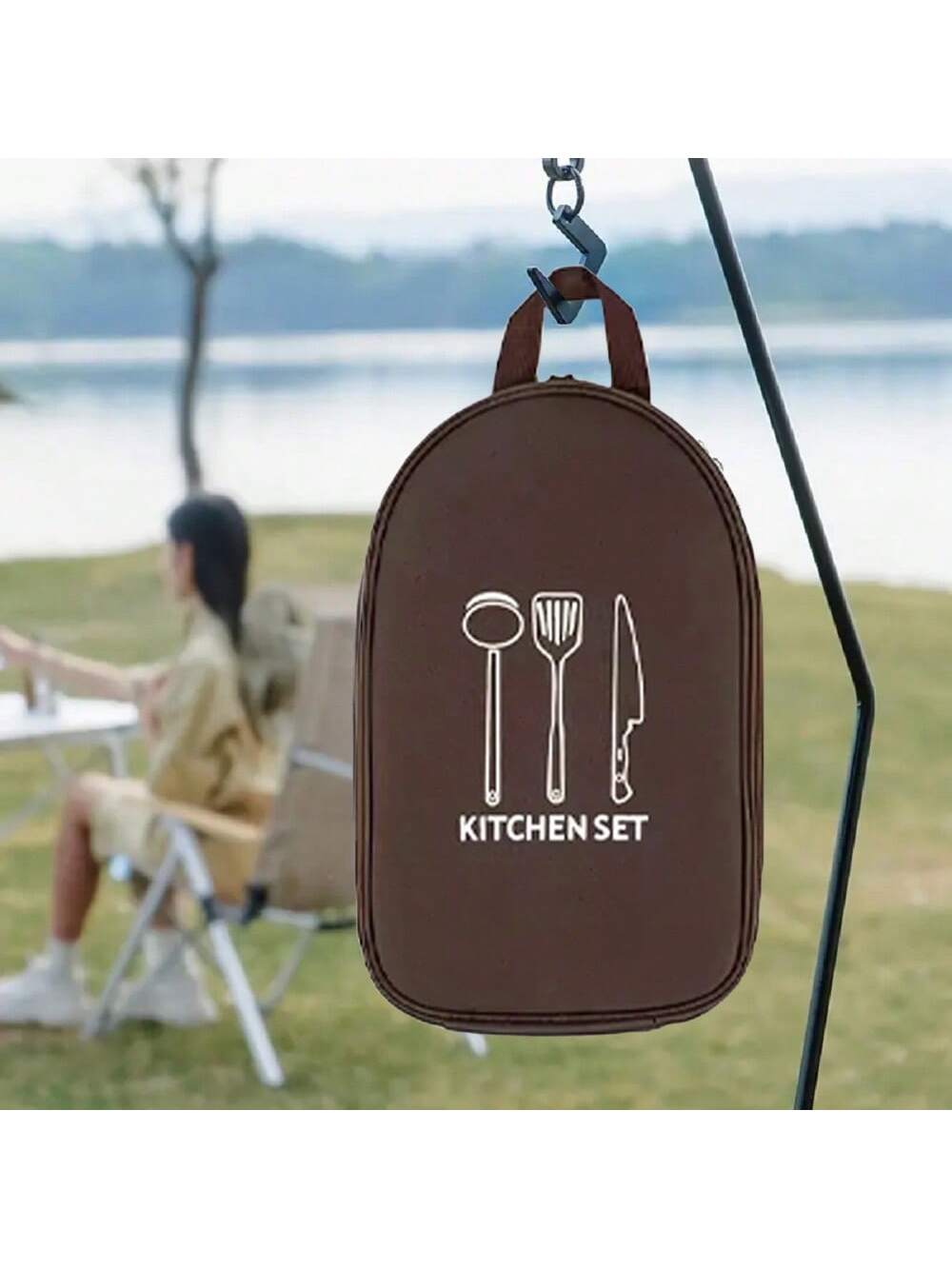 Camping Cooking Container - Açık Kamp Tencere saklama çantası Pişirme