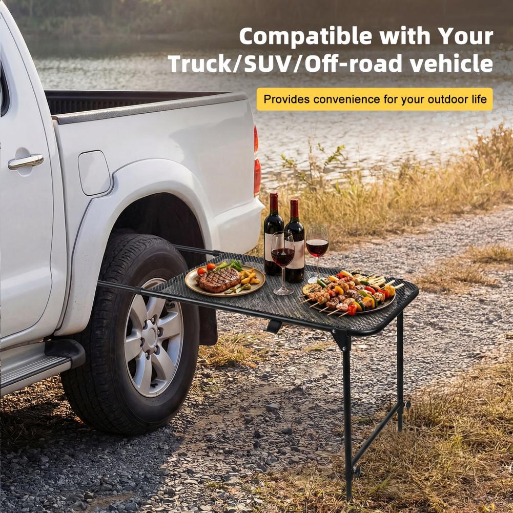Camping Cooking Table - Lastik Üzerine Monte Edilebilen Kamp Masası,