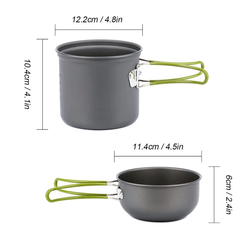 Kamp Tencere Seti Soba ile Açı - Camping Cooking Organizer incelemesi ve fiyatı